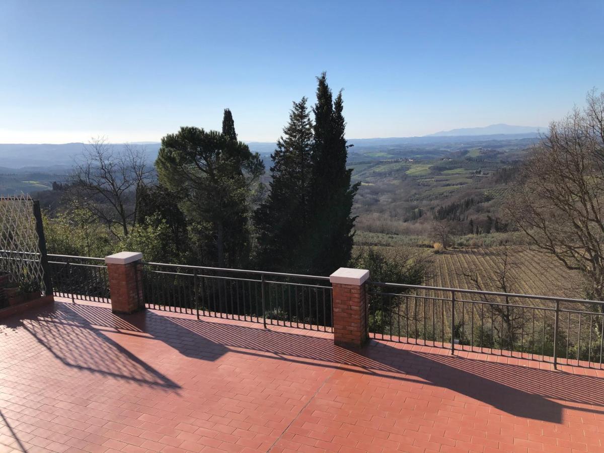 Appartamento Con Vista Sulle Colline Toscane Montespertoli Luaran gambar